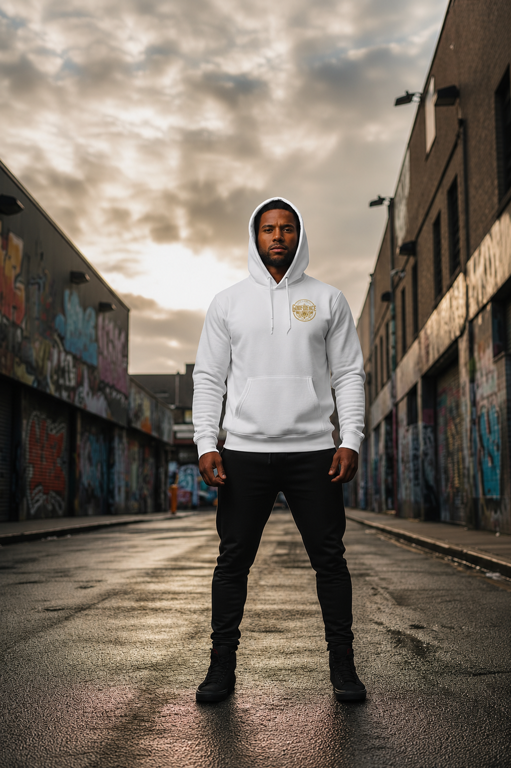 Godfidence Hoodie-White