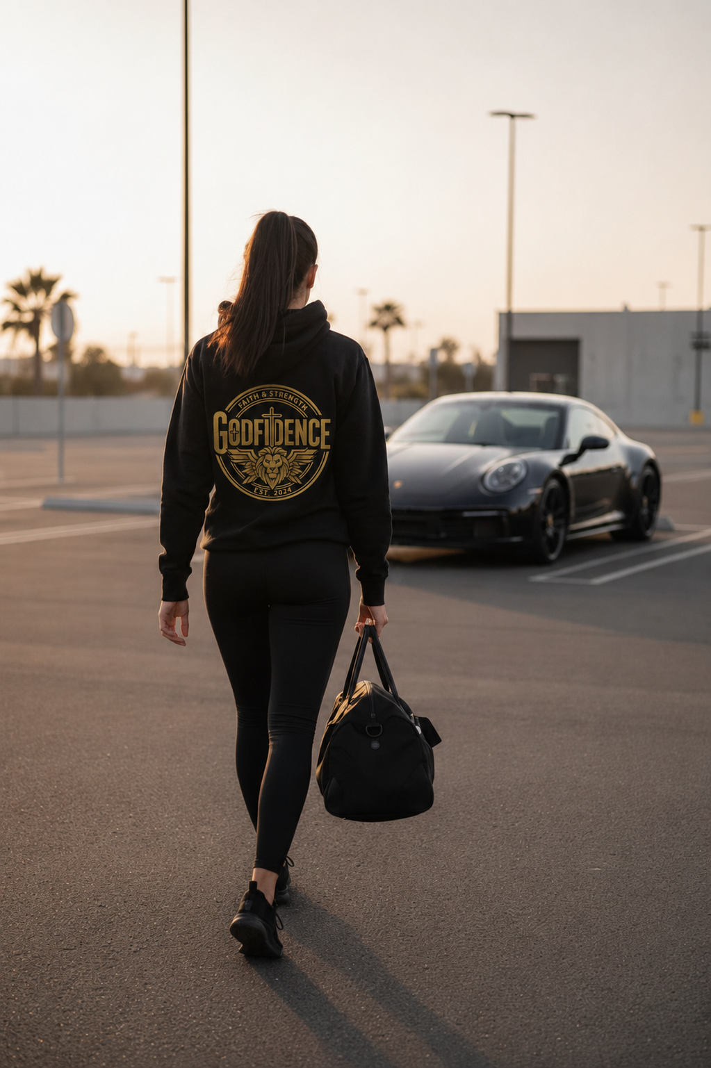 Godfidence Hoodie-Black