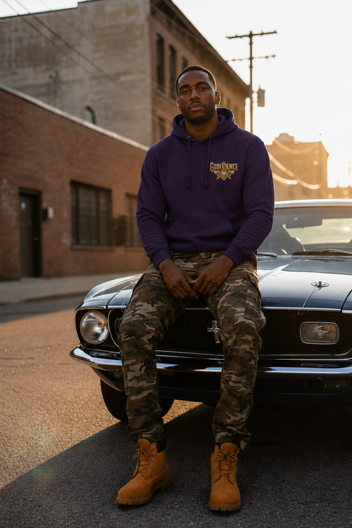 Godfidence Hoodie-Purple