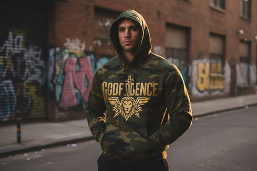 Godfidence Camo hoodie