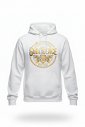 White Godfidence Hoodie Circle Logo – matched size product photo